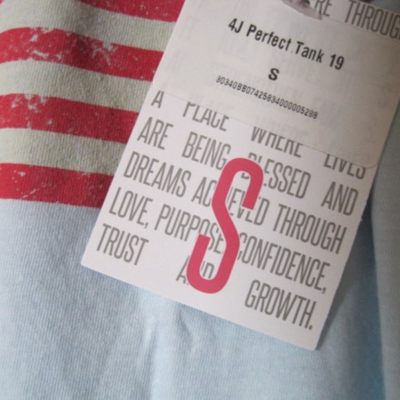 Lularoe American Flag Perfect Tank - Picture 4 of 6